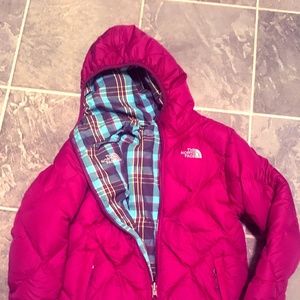 North Face kids reversible Girls M 10/12